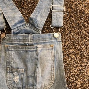 Distressed Overalls